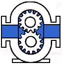 External gear pump.